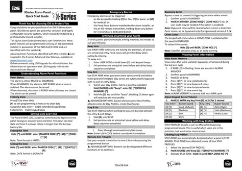 Image result for IDs X Series Arl Arm System Factory Reset