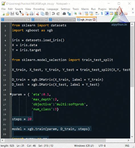 Image result for How to Execute a Python Script in Notepad