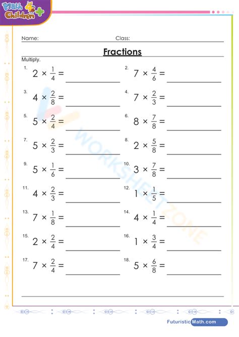 Image result for Multiplying Whole Numbers Worksheet