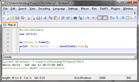 How to Run Perl File From Notepad に対する画像結果