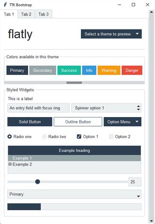 Image result for Tkinter Bootstrap