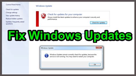 Toradh íomhá ar Windows Cannot Update