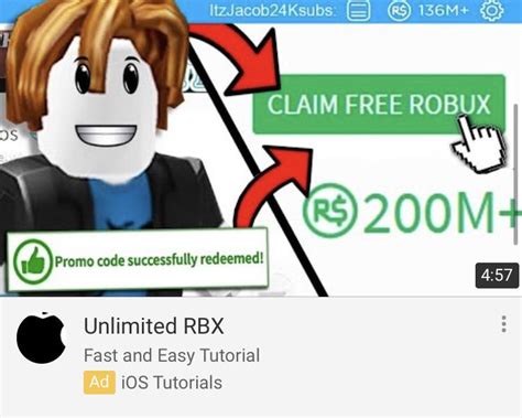 Free Robux Ad に対する画像結果