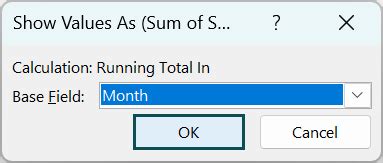 Running Total Loop Example に対する画像結果