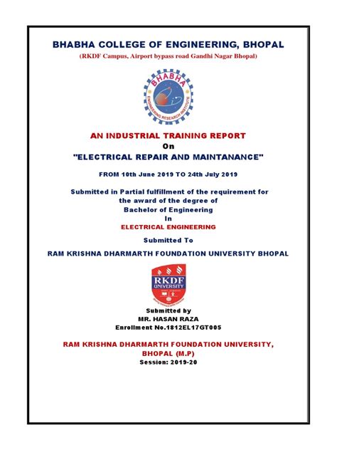 Image result for Capacity-Building Training Report Front Page