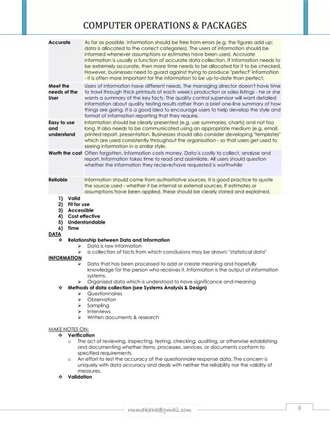 Computer Packages Course PDF に対する画像結果