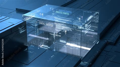 Toradh íomhá ar Abstract Image of Data or Code On a Computer Screen