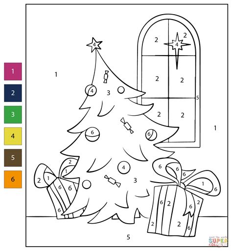 Image result for Christmas Coloring Pages Printable Color by Number