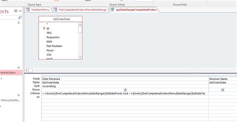 Afbeeldingsresultaten voor Access Query Filter