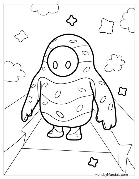 Image result for Fall Guys Coloring Pages