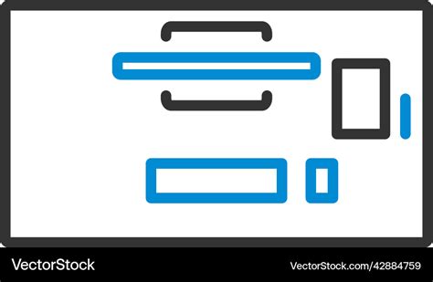 Afbeeldingsresultaten voor Computer Table Icon Top View