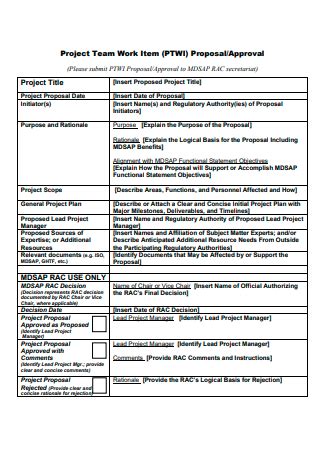 Image result for Project Work Proposal Sample PDF