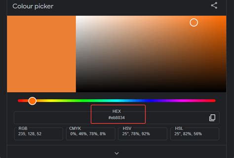 Image result for Tip Color Hex Code