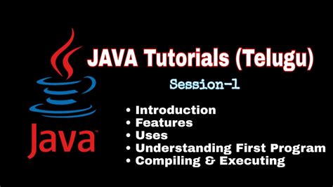 Image result for Java Beginner's Tutorial Telugu