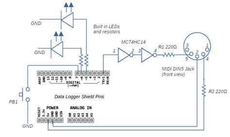 Toradh íomhá ar Arduino MIDI Reader