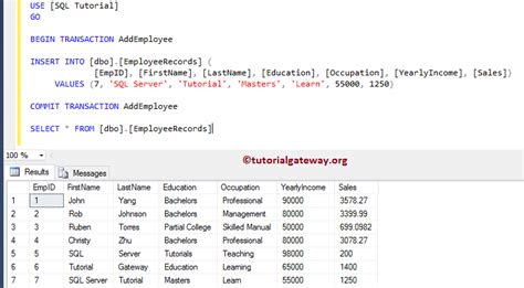 Afbeeldingsresultaten voor Transaction Statement in SQL