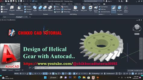 Helical Array AutoCAD に対する画像結果