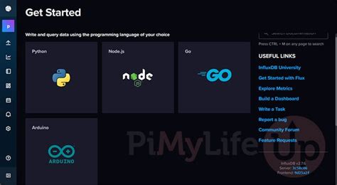 Image result for Configure Influxdb Container
