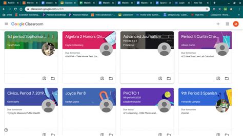 Image result for Google Classroom API Python UI Template