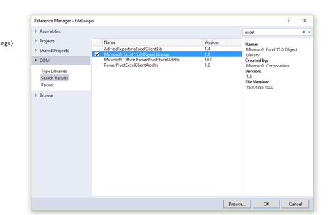Image result for C# Tutorial Reading Excel