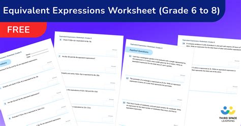 Image result for Equivalent Expressions Worksheet Mcr3u0