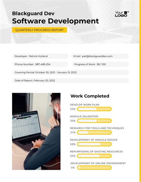 Image result for Quarterly Progress Report