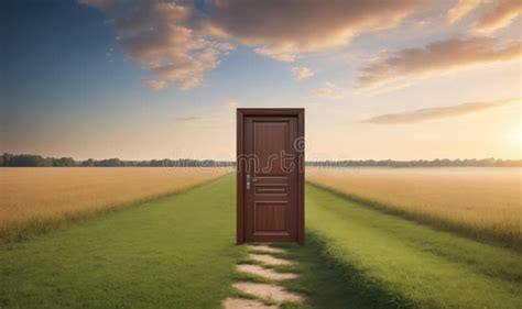 Image result for Open Door in a Field