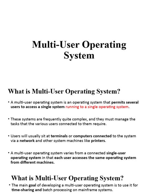Toradh íomhá ar Components of a Multi User Operating System
