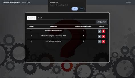 Image result for Quiz Website Source Code