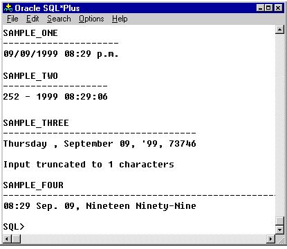 Image result for Date Values and Formats Oracle SQL