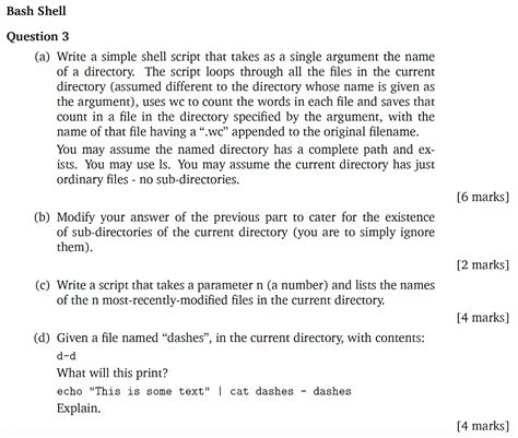 Image result for Writing a Simple Shell Script Answers
