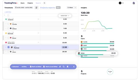Schedule Tracking に対する画像結果