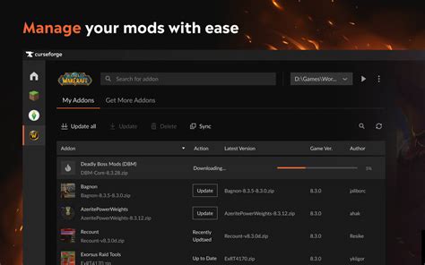 Overwolf CurseForge に対する画像結果