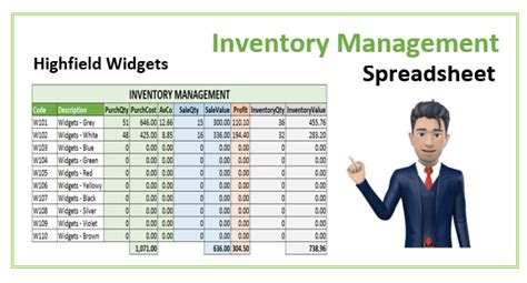 Free Inventory Management Spreadsheet Template – Mr.SpreadSheet