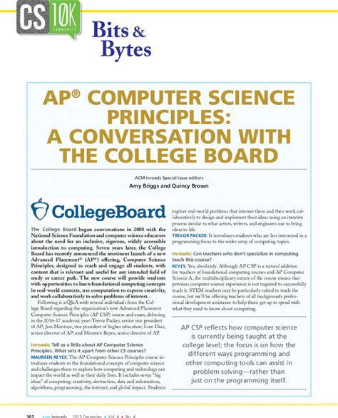 Image result for AP Computer Science Principles Project