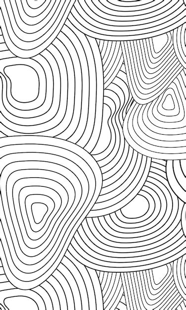 Toradh íomhá ar Pattern of Irregular Curved Shapes