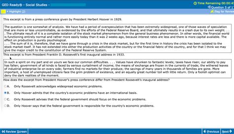 Image result for Social Studies GED Sample Quesiton for Real Test