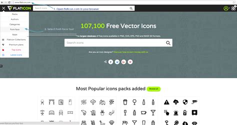 Image result for Font Face Icon