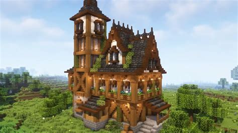 Image result for Minecraft Wood Mansion Tutorial