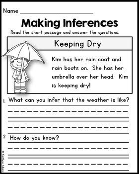 Inferential Reading Comprehension Worksheets に対する画像結果
