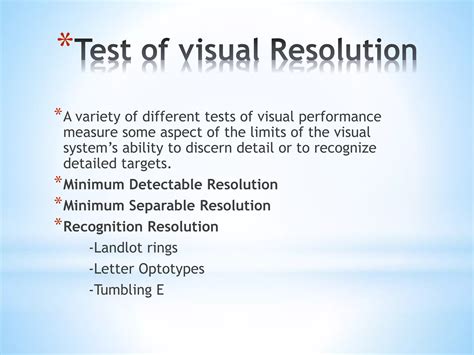 Image result for Slide Chart Visual Acuity