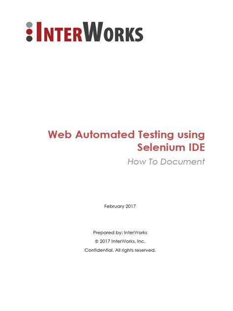 Using Selenium IDE to Test Diagram に対する画像結果