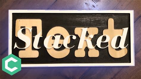 Toradh íomhá ar Custom Stacked Text Sign