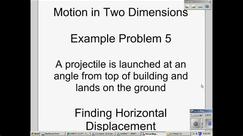 Image result for Two-Dimensional Motion Problems