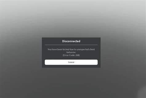 Image result for What Is Error Code 268 Roblox