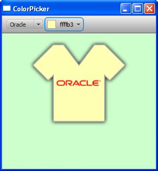 Toradh íomhá ar JavaFX Color Picker