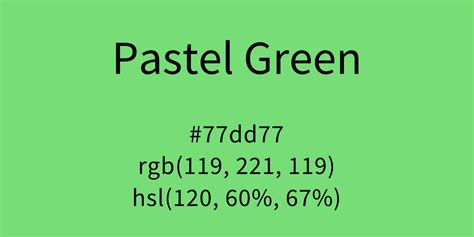 Pastel Green Color Code RGB に対する画像結果