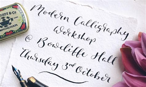 Calligraphy-header - Bowcliffe Hall