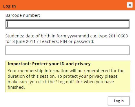 Image result for School Library Log In