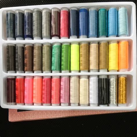 Toradh íomhá ar Sewing Thread Assorted Colors 200 Yd Spool